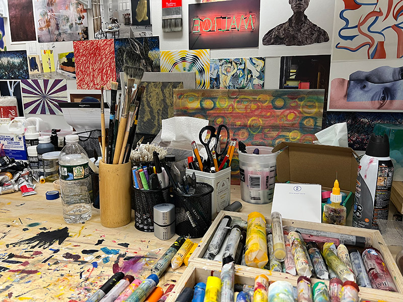 Erik Kahn's studio